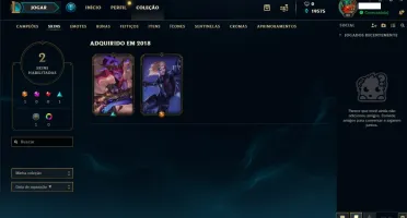 Conta LOL Diamante V Smurf