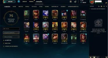 Conta LOL Diamante V Smurf