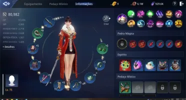 3 contas 75 Mir4