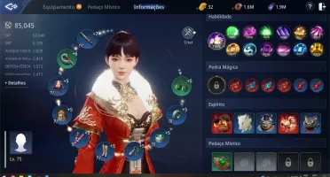 3 contas 75 Mir4