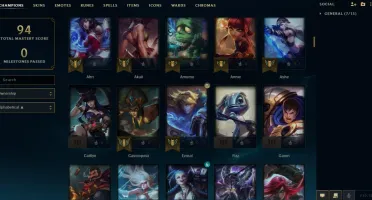 Conta LOL Platina 1 MMR Alto Ezreal Pulsefire 46 Champ