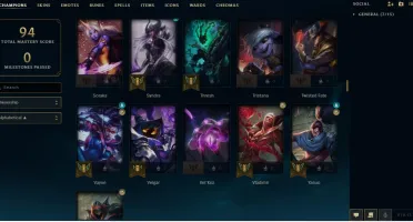 Conta LOL Platina 1 MMR Alto Ezreal Pulsefire 46 Champ