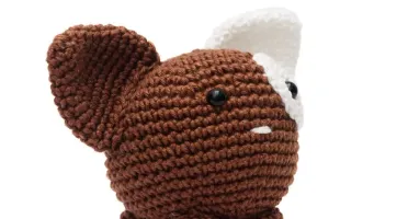 Cachorro Bola em amigurumi