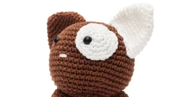 Cachorro Bola em amigurumi