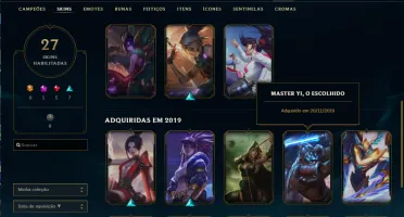 Conta Lol level 139,5 Skins Lendárias Gold4, MMrGOLD
