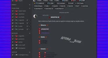 Servidores de discord organizado e profissional!