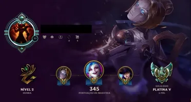 CONTA LOL - PLATINA 5 - 132 CAMPEÕES - 50 SKINS COM EMAIL