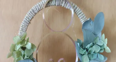 Arranjo de Porta - Coelho 3d