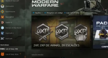 Conta Blizzard com Cod MW varias armas upadas