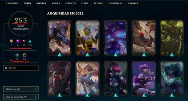 Conta de Valorant e LOL