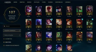CONTA LOL (PLATINA)