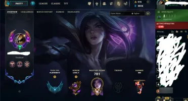 conta lol com todos os campeos e 270 skins