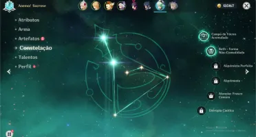Genshin Impact - Conta AR10, Klee + Qiqi + 3 Personagens 4⭐️