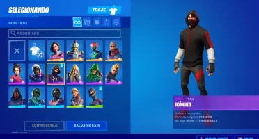 conta de fortnite com ikonik e nvidia e rocket league (PC)