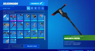 conta de fortnite com ikonik e nvidia e rocket league (PC)