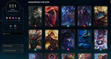 Conta lol com 531 skins  nv1097