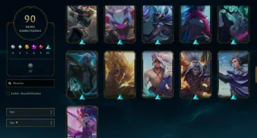 Conta League Of Legends - 90 Skins - Unranked - Entrega Auto