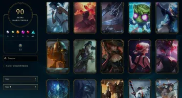 Conta League Of Legends - 90 Skins - Unranked - Entrega Auto