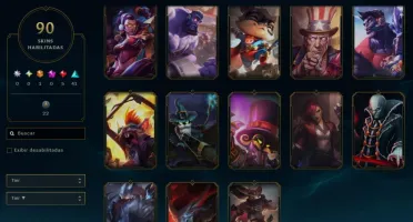 Conta League Of Legends - 90 Skins - Unranked - Entrega Auto
