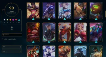Conta League Of Legends - 90 Skins - Unranked - Entrega Auto