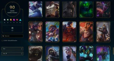 Conta League Of Legends - 90 Skins - Unranked - Entrega Auto