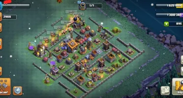 CV12 SEMI FULL CLASH OF CLANS 6 CONSTRUTOR 10 SKINS PAISAGEM