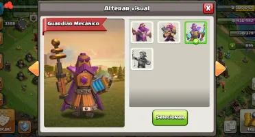 CV12 SEMI FULL CLASH OF CLANS 6 CONSTRUTOR 10 SKINS PAISAGEM