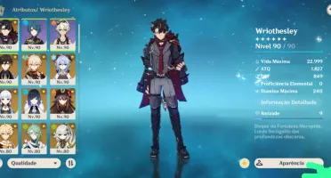 ✨Conta Genshin Impact AR 57 - Vários 5 Estrelas✨