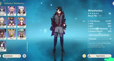 ✨Conta Genshin Impact AR 57 - Vários 5 Estrelas✨