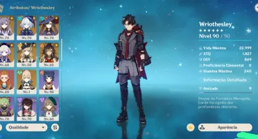 ✨Conta Genshin Impact AR 57 - Vários 5 Estrelas✨