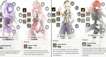 CONTA GENSHIN AR57✨12 LENDÁRIOS⭐SHOGUN+LUZ, YAE+KAGURA E+✨