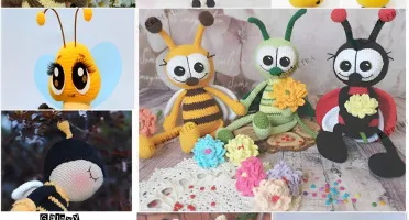 Receitas Amigurumi - 10 Abelhas