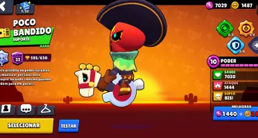 Conta Braw Star 77 Brawlers