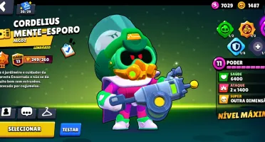 Conta Braw Star 77 Brawlers
