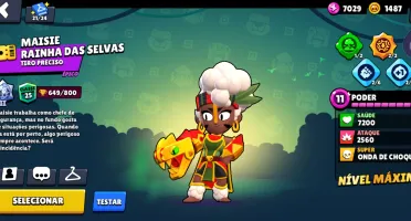 Conta Braw Star 77 Brawlers