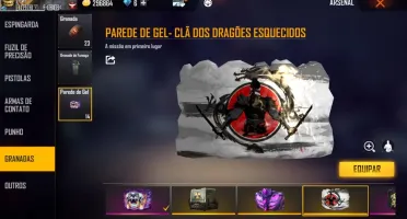 Conta Free Fire Gemada