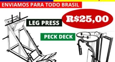 + DE 96 PROJETOS EQUIPAMENTOS PARA ACADEMIA + FRETE GRÁTIS