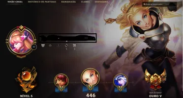 Conta Lol Ouro 5