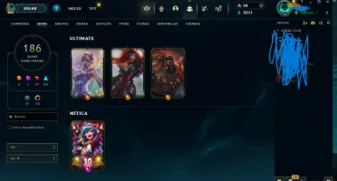 Conta de lol