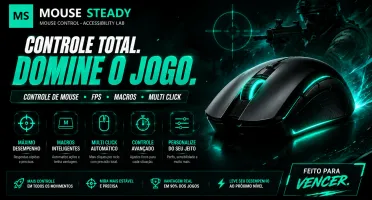 Controle De Mouse • Fps • Macros • Multi Click