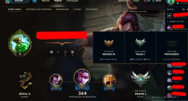 Conta Prata 1 De League of legends