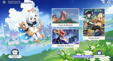 Conta Genshisn com 25 personagem 5* e muito mais