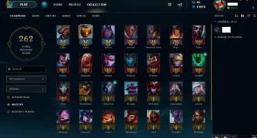 CONTA COMPLETA - ALL CAMP / 280 SKINS(VAYNE, UDYR E EZREAL)