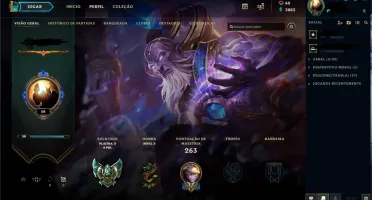 Conta Com Ryze Triunfante e Riven Campeonato S2