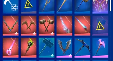 Todos os passes desde a Temporada 5 + Ikonik + Glow + Vbucks