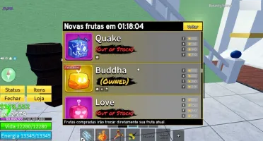 Conta Blox Fruits | Buda Perm + Yoru + Barcos Rápidos