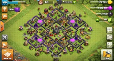 VENDO CONTAS CLASH OF CLANS CV 9 SEMIFULL CC6 CLASH ROYALE10