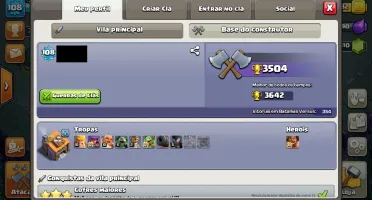 VENDO CONTAS CLASH OF CLANS CV 9 SEMIFULL CC6 CLASH ROYALE10