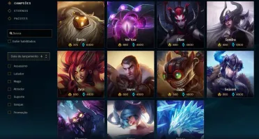 Conta League Of Legends Unranked 63 Skins "full" champ