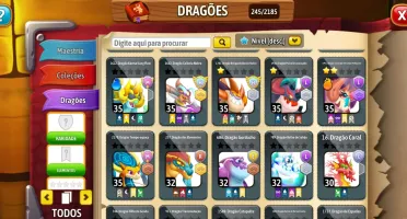 Conta Dragon Cityđ„ +200 Gemas | Muito Ouro | DragĂ”es Raros